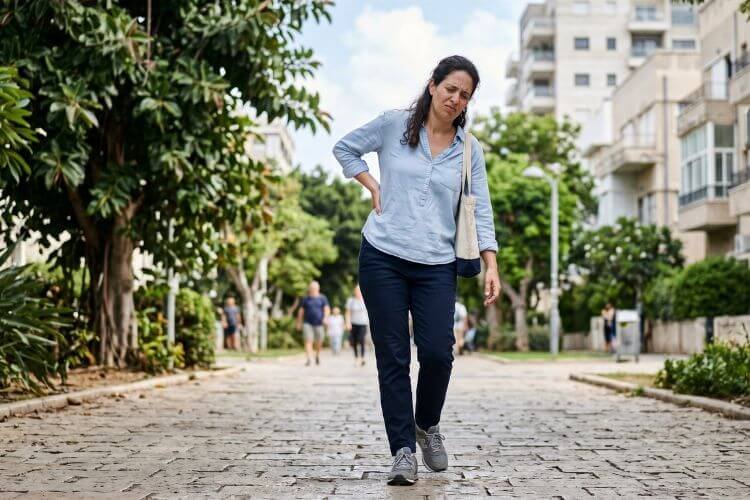 הבדל באורך הרגליים (LLD) והשפעתו על האגן והגב